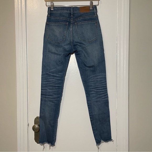 MADEWELL 9" High-Rise Skinny Jeans Rip and Repair Edition size 24 - Picture 6 of 10